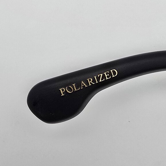 I-SEA Stevie Matte Black Gold Frame Polarized Black Lens Cat Eye Sunglasses 53mm - Picture 7 of 16